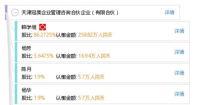 天津冠美企业管理咨询合伙企业 有限合伙